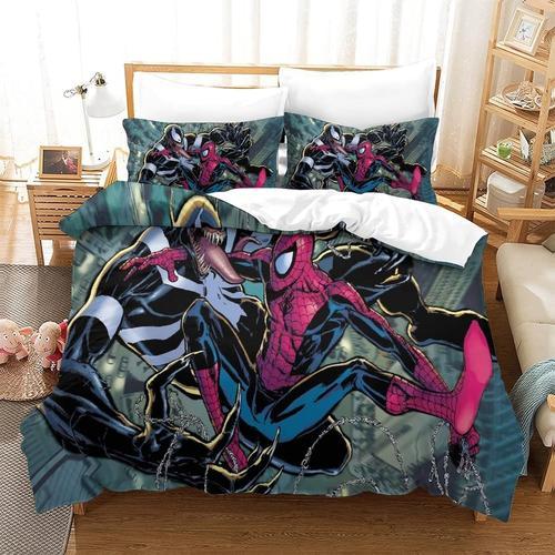 Spiderman Parure De Lit Pi¿¿Ces En Microfibre Avec Taies D'oreiller... on Productcaster.