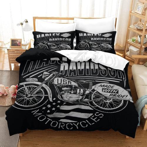 Harley Davidson Sets De Housses De Couettes D Motorcycle Imprim¿¿ E... on Productcaster.