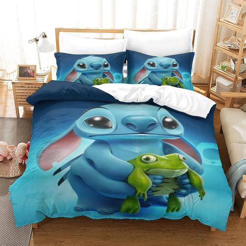 Parure De Lit Pi¿¿Ces Pour Stitch Lilo & Stitch Impression D Housse... on Productcaster.