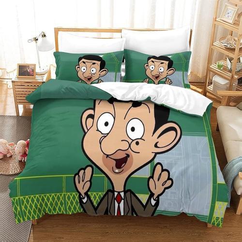 Mr. Bean Parure De Lit Imprim¿¿E En D Pi¿¿Ces, Housse De Couette En... on Productcaster.