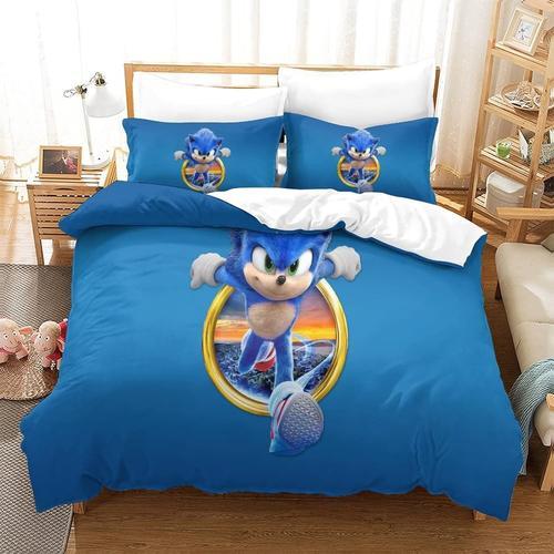 Sonic Housse De Couette D Game Characters Parure De Lit Pour Enfant... on Productcaster.