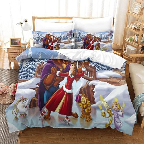 Housse De Couette Beauty And The Beast, Motif Cartoon Role,Cadeau, ... on Productcaster.