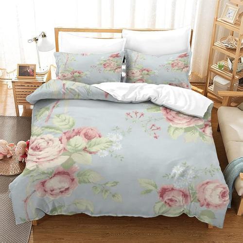 Floral Printhousse Couette Imprim¿¿ D Couverture De Couette Microfi... on Productcaster.