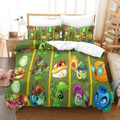 Plants Vs Zombies Chambre D¿¿Coration Ensemble De Literie Motif Imp... on Productcaster.