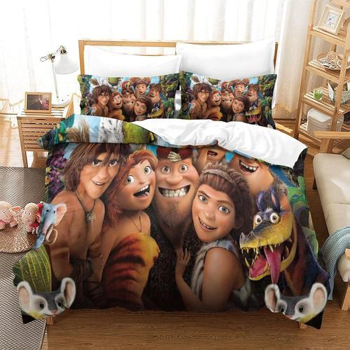 The Croods Parure De Lit Pour Impression D Housse De Couette Ultra ... on Productcaster.