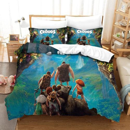 The Croods Ensemble Housse De Couett Imprim¿¿ D Et Taie D'oreiller ... on Productcaster.