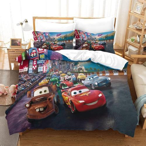 Housse De Couette Cars, Parure De Lit Cartoon, Impression Num¿¿Riqu... on Productcaster.