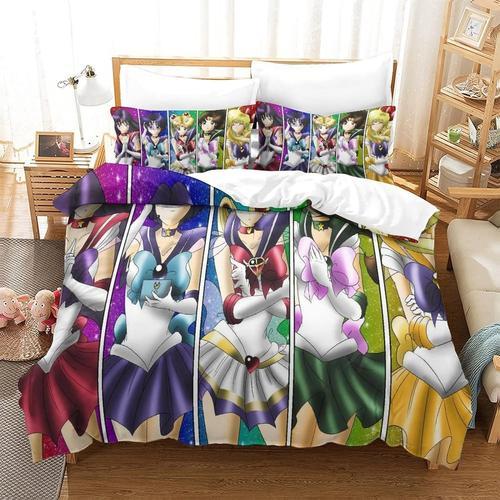 Sailor Moon Housse De Couette,Motif Imprim¿¿ En D De Th¿¿Me Anime P... on Productcaster.