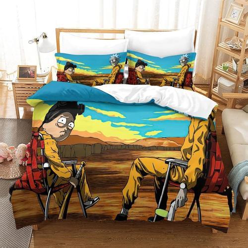 Rick And Morty Ensemble De Literie Imprim¿¿ D Housse De Couette En ... on Productcaster.