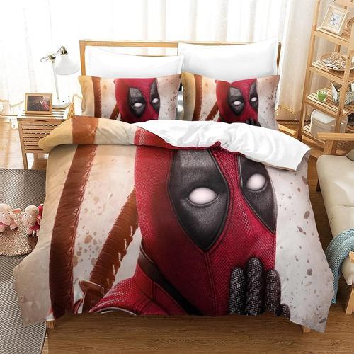 Deadpool Ensemble Housse De Couett Imprim¿¿ D Et Taie D'oreiller ,U... on Productcaster.