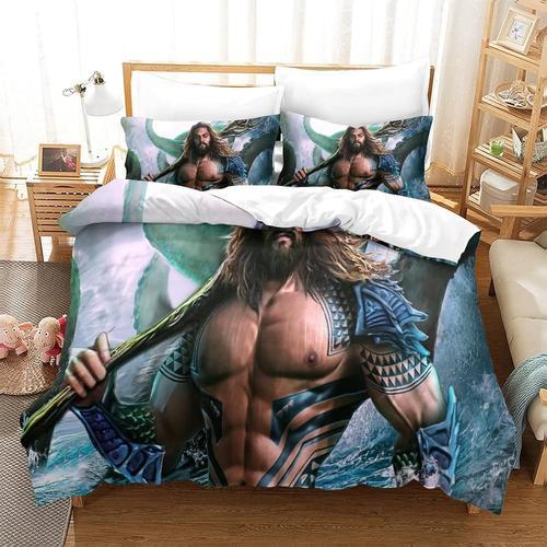 Aquaman Parure De Lit Pour Impression D Housse De Couette Ultra Dou... on Productcaster.