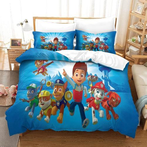 Paw Patrol Ensemble Housse De Couett Imprim¿¿ D Et Taie D'oreiller,... on Productcaster.