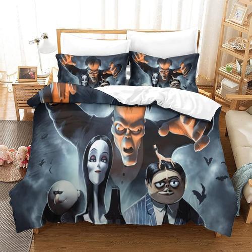 The Addams Family Housse De Couette Imprim¿¿ D Parure De Lit Microf... on Productcaster.