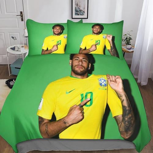 Housse De Couette Neymar D Motif Imprim¿¿ Parure De Lit Housses De ... on Productcaster.