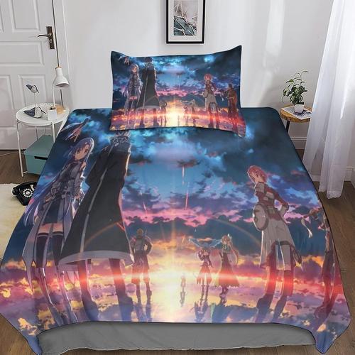 Sword Art Online Housse De Couette D Imprim¿¿ De Anime Dessin£¬Paru... on Productcaster.