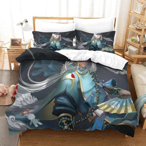 Onmyoji Ensemble Housse De Couett Imprim¿¿ D Et Taie D'oreiller ,Ul... on Productcaster.