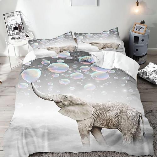 Elefant Parure De Lit X Cm, Motif ¿¿L¿¿Phant, Animaux De Compagnie,... on Productcaster.