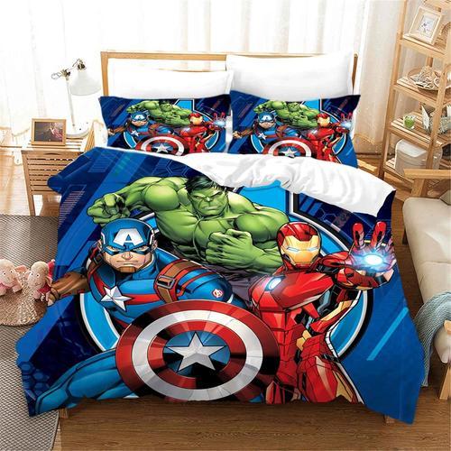 Parure De Lit Ironman Captain America Parure De Lit Pour Enfant Ave... on Productcaster.