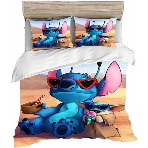 Lilo & Stitch Parure De Lit Pour Adolescents Stitch Bedding D Anime... on Productcaster.