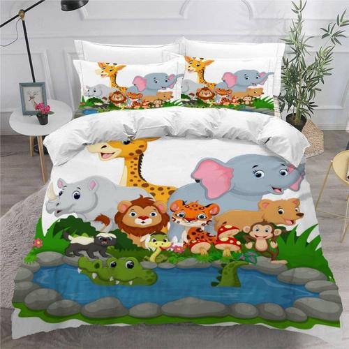 Crocodile ¿¿L¿¿Phant Housse De Couette X Imprim¿¿ D Animaux De La F... on Productcaster.