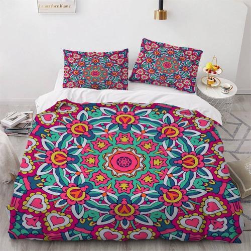 Housse De Couette Mandala X Imprim¿¿ D Boh¿ome Parure De Lit Person... on Productcaster.