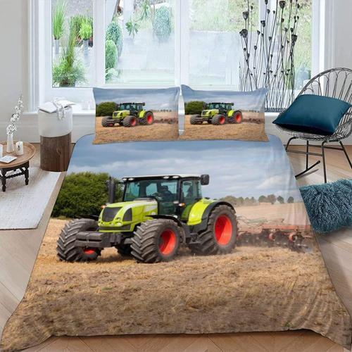 Housse De Couette X Tracteur D Motif Pi¿¿Ces Parure De Lit Personne... on Productcaster.