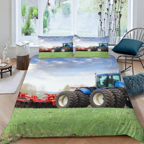 Housse De Couette X Tracteur D Motif Pi¿¿Ces Parure De Lit Personne... on Productcaster.