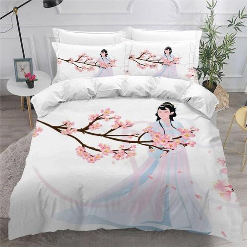 Housse De Couette X Manga Fille D Motif Pi¿¿Ces Parure De Lit Perso... on Productcaster.