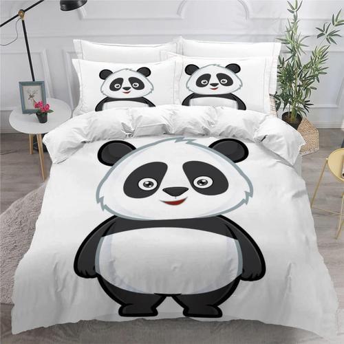 D Panda Parure De Lit Personnes Animaux De Dessin Anim¿¿ Housse De ... on Productcaster.