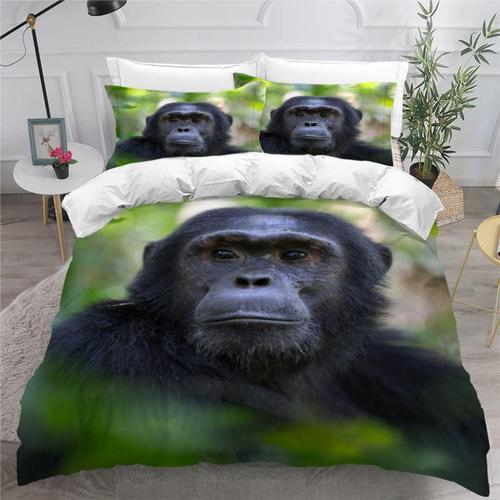 Pi¿¿Ces Parure De Lit Personnes Chimpanz¿¿ Housse De Couette X Adul... on Productcaster.