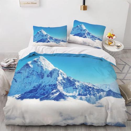 Mont Everest Housse De Couette X Imprim¿¿ D Paysage D'hiver Parure ... on Productcaster.