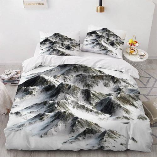 Montagne Enneig¿¿E Housse De Couette X Imprim¿¿ D Paysage D'hiver P... on Productcaster.