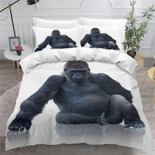 Chimpanz¿¿ Housse De Couette X Imprim¿¿ D Animaux Sauvages Parure D... on Productcaster.