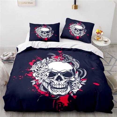 Crane Skull Housse De Couette Zipp¿¿E Doux Confortable Microfibre P... on Productcaster.