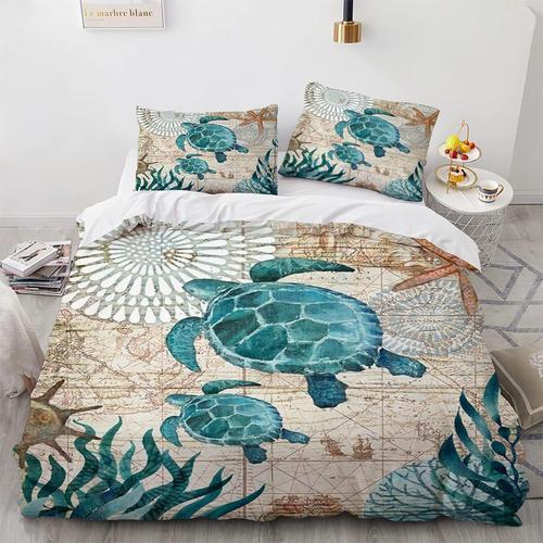 Housse Couette Cm X Cm Tortue De Mer Housse De Couette X Enfant Ave... on Productcaster.