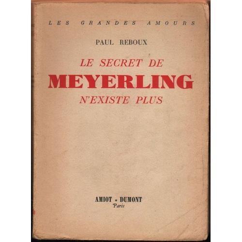 Le Secret De Meyerling ( Mayerling ) N'existe Plus on Productcaster.