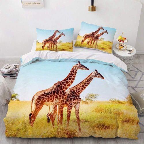 Housse De Couette Chaude Pour Homme Et Femme Avec Motif Girafe D - ... on Productcaster.