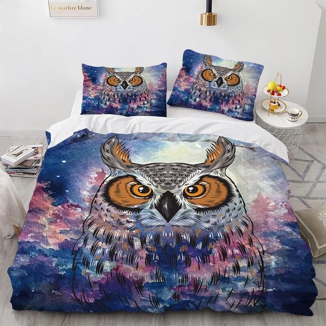 Polyester-Coton House De Couette X Cm Hibou Parures De Lit Doux Con... on Productcaster.