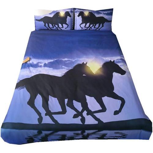 Personne D Cheval Animal Housse De Couette Avec Taie D'oreiller, Xc... on Productcaster.