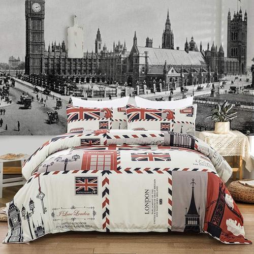 Parure De Lit Housse De Couette Hiver Xcm Big Ben, Londres Pi¿¿Ces ... on Productcaster.