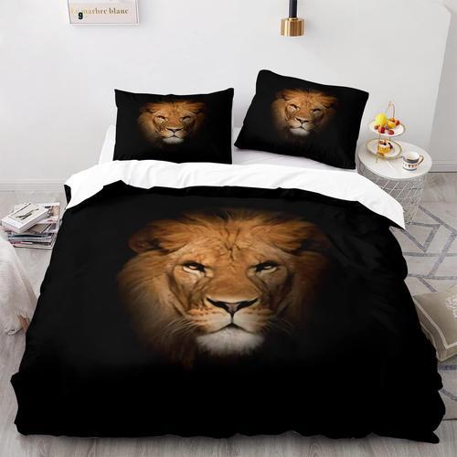 Housse Couette Ado Polyester Coton Parures De Lit Moelleux Lion Hou... on Productcaster.