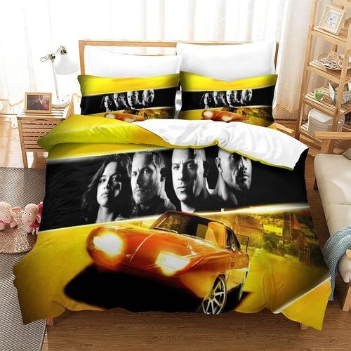 Parure De Lit Fast & Furious Motif Housse De Couette X Parure De Li... on Productcaster.