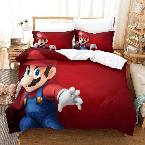 Sonic Contre Mario Housses De Couettes Parure De Lit X Cm Adultes E... on Productcaster.