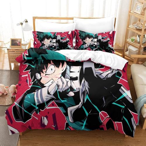 My Hero Academia Imprim¿¿ Parure De Lit Personne Adultes Ado Housse... on Productcaster.