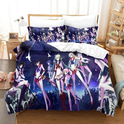 Parure De Lit Sailor Moon Housse De Couette X Parure De Lit X Avec ... on Productcaster.