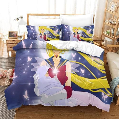 Parure De Lit Sailor Moon Motif Housse De Couette X Parure De Lit X... on Productcaster.