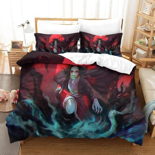 Parure De Lit Demon Slayer Housse De Couette X Cm Parure De Lit X C... on Productcaster.