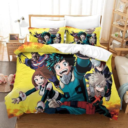 Parure De Lit My Hero Academia Motif Housse De Couette X Parure De ... on Productcaster.