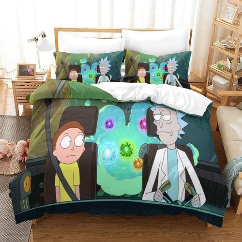 Parure De Lit Rick And Morty Housse De Couette X Cm Parure De Lit X... on Productcaster.