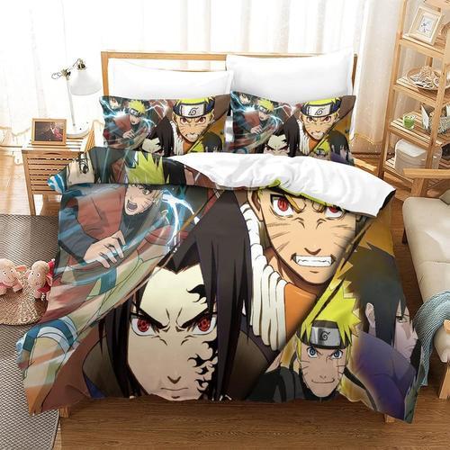 D Naruto Motif Parure De Lit X Cm Housse De Couette X Cm Avec Ferme... on Productcaster.